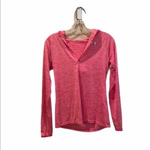 Long Sleeve Workout Shirt with Hood